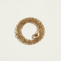 Gold chain necklace