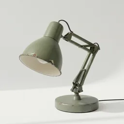 Articulated desk lamp